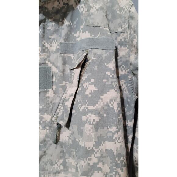 US Army ACU Digital Camo Jacket Medium Regular | Military Combat Coat #37e - Picture 3 of 7